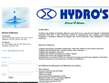 Tablet Screenshot of hydros.com.br